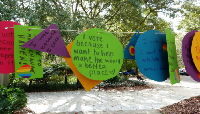 Picture of personal statements from service on democracy